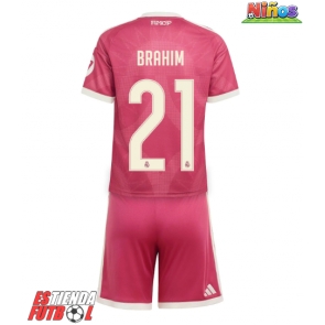 Real Madrid Brahim Diaz #21 Tercera Equipación Niños 2026-27 Manga Corta (+ Pantalones cortos)